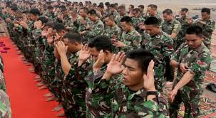 Hasil gambar untuk shalat jamah jenderal tni