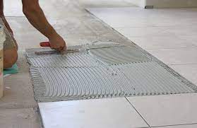 Vinyl floors however, after you mount the backer board to the floor you simply have to seal the seams with mortar and wait until the mortar dries. How Long Does Tile Mortar Take To Dry Pepper S Home Garden