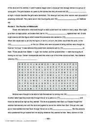 And the salem witch trials ppt download from. Salem Witchcraft Trials Amer History Lesson 19 Of 150 Puzzles Critical Thinking