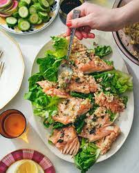 Nyt Cooking On Instagram Alisoneroman S Newest Column Salmon With Whole Lemon Dressing No Story No Romantic Cooking Salmon Best Salmon Recipe Nyt Cooking
