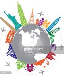 This week the frifotos theme is black and white, and while i don't often produce a lot of black and white photos i did have some fun putting this collection together. Traveling Around The World In Black And White Clipart Image