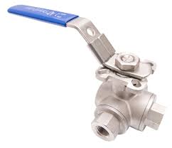 Stainless Steel (316) 3-Way Ball Valve - T Port With ...
