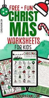 The second icon is labeled print. Free Christmas Worksheets For Kids Printable Pdf Cenzerely Yours