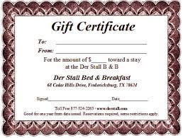 Maybe you would like to learn more about one of these? Gift Certificate Der Stall Bed And Breakfast Barn