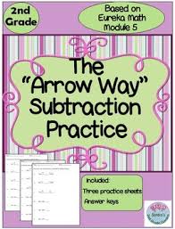 2nd Grade Arrow Way Subtraction Practice Based On Eureka Math Module 5 Eureka Math Subtraction Practice 2nd Grade Math Games