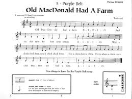 Recorder Karate 5 Purple Belt Old Macdonald Had A Farm 001 Jpg 2 194 1 644 Pixels Recorder Karate Recorder Music Recorder Karate Songs