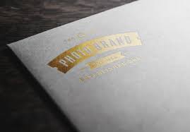 Gold Foil Stamping Logo Mockup In 2020 Logo Mockup Business Card Mock Up Logo Mockups Psd