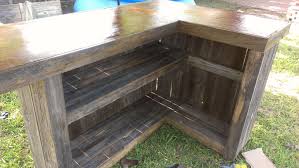 Crooked Nail Furniture Re Cre Ate L Shaped Bar Outdoor Bar Outdoor Wood