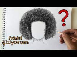 Kivircik Sac Nasil Cizilir Youtube Sac Kivircik Sac Kara Kalem Portre