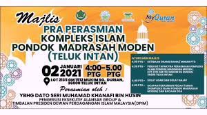 27 april 2021 , 15 ramadhan 1442h. Perasmian Pecah Tanah Kompleks Islam Pondok Madrasah Moden Myquran Teluk Intan Youtube