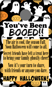 We had recently moved into a new neighborhood (the very same one where i met and became friends with steph in fact) and were innocently relaxing at home when there was a quick, loud knock on our door. Free You Ve Been Boo D Printable For Halloween Hip2save