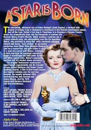 Amazon.Com: A Star Is Born (Blu-Ray) : Janet Gaynor, Adolphe Menjou, May  Robson, Andy Divine, Lionel Stander, David O. Selznick: Movies & Tv