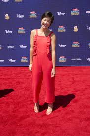 Peyton Elizabeth Lee Looking So Cute In A Fun Red Romper On The Radio Disney Music Awards Red Carpet Peyton Elizabeth Lee Star Fashion Disney Music