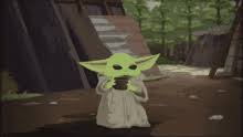 Also accepting name submissions since baby yoda isn't technically accurate. Baby Yoda Tea Gifs Tenor