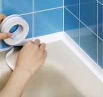 1pc adesivi murali impermeabili per bagno nastri sigillanti strisce  sigillanti adesive in PVC nastro per bordi del lavandino accessori per il  bagno ...
