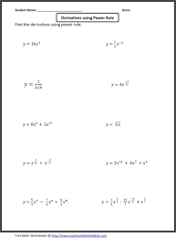 Derivative Of Trigonometric Functions Worksheet In 2020 Algebra Help Calculus Math Worksheet
