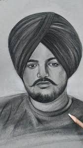 @sidhu_moosewala ❤️❤️, _, #day30 of #30daysportrait #challenge , _,  Charcoal