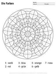 1 coloring pages are great practice for preschool and elementary school kids. German Coloring Pages Color By Number By Ceroestres World Language Resources Teachers Pay Teacher Mandala Coloring Mandala Coloring Pages Coloring Pages