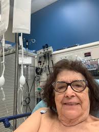 Washing own hair after hospitalization too strenuous