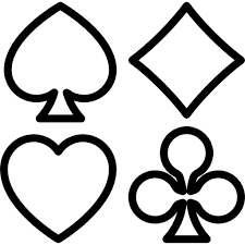 However, each suit on a deck of playing cards is believed to symbolize one of the four primary pillars of the medieval period economy: Card Suits Free Shapes Icons