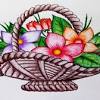 Add ridges to each daisy petal with two lines down the center. 1