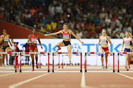 As warholm crossed the line, he looked at the clock and screamed. 400 Metres Hurdles