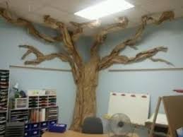 I Want To Do A Tree In My Future Classroom For A Decoration I Love The Idea Of Decorating It By The Sea Classroom Tree Jungle Theme Classroom Classroom Themes