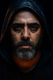 Confident portrait with minimalist style