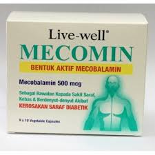 Pakat mari dapatkan di farmasi pro dengan harga promo. Original Live Well Mecomin 500mcg 90s Untuk Urat Saraf Shopee Malaysia