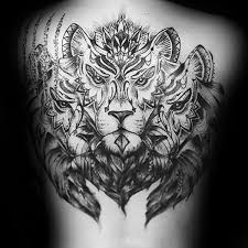 If you want people to believe that you have the power to do anything and everything like a king does, then get a lion crown tattoo on your shoulder. 50 Lion Back Tattoo Designs For Men Masculine Big Cat Ink Ideas