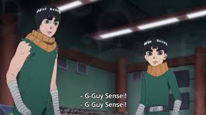 Guy Sensei Gives Inspiring Quote Makes Rock Lee And Metal Lee Cry Youtube