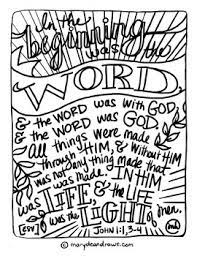 The illustration captures the theme from 1 john. The Good News Story Set Of 24 Hand Drawn Bible Verse Coloring Pages