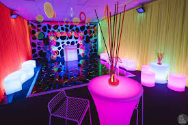 This awesome neon themed birthday party was submitted by milena freitas of uni duni e t. Glow Fluro Black Light Theme Party Hire Feel Good Events Melbourne