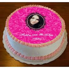 Female Birthday Cake With Photo Frame And Name 25 Brilliant Picture Of Birthday Cake Photo Frame With Images Cake Frame Personalised Photo Cake Happy Birthday Cake Images