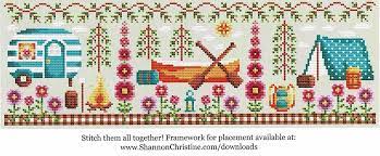 Creating cross stitch patterns from your own pictures is very easy with pic2pat. Happy Canoe Cross Stitch Pattern Stitched Modern