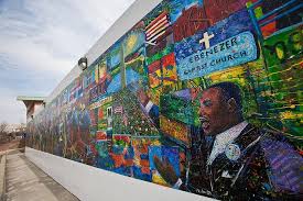 Martin Luther King Jr Mural American Road Trip History Revolution Art