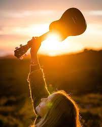 if the heart is sunny spring blossoms ukulele photography ukulele pictures ukulele art