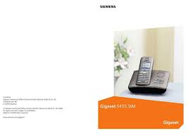 Ihr Benutzerhandbuch Siemens Gigaset S455 Pdf Kostenfreier Download