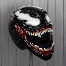 Venom Symbiote Motorcycle Helmet Dot Ece Certified Free Worldwide Shipping Motorcycle Helmets Motorbike Helmet Custom Motorcycle Helmets