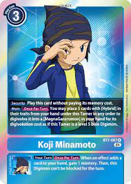 Koji Minamoto - Next Adventure - Digimon Card Game