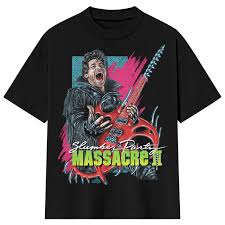 Slumber Party Massacre II: Thrills, Chills, and Guitar Drills T-Shirt  (Shaka Wear - Oversized)