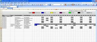 Features maintenance planning and scheduling excel template. 4 Maintenance Templates Word Excel Formats