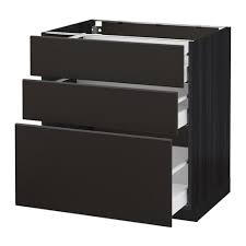 Metod Maximera Unterschrank Mit 3 Schubladen Schwarz Kungsbacka Anthrazit Ikea Deutschland