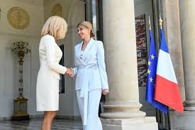 And to round off the story, in that same municipal marriage hall, emmanuel and brigitte macron voted one morning in may 2017. President S Wife Olena Zelenska Met With The First Lady Of France Brigitte Macron Official Website Of The President Of Ukraine