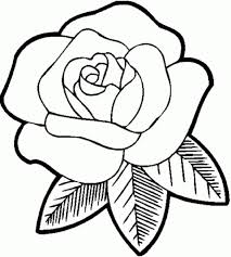 Rose Flower Coloring Pages Printable Rose Coloring Pages Easy Coloring Pages Cute Coloring Pages I like pretty tulips planted all in a.