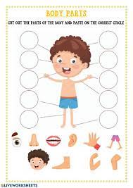 You can take help of this body. Worksheet For Kindergarten Parts Of The Body In 2020 Cute766