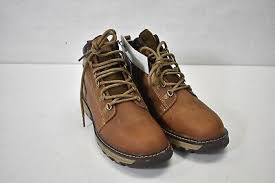 Caterpillar CAT Ellie Soft Toe Dark Beige Medium Womens Lace Up Boots Size  8.5