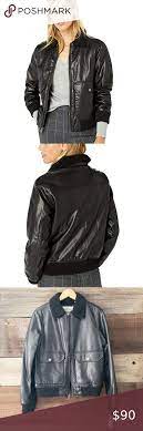 Levi S Black Faux Leather Sherpa Bomber Jacket Bomber Jacket Black Bomber Jacket Black Faux Leather