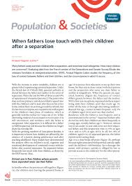 We did not find results for: When Fathers Lose Touch With Their Children After A Separation Cairn International Edition