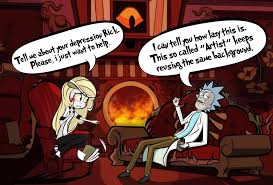 Charlies Therapy Session With Rick Sanchez By Dan232323 On Deviantart Rick Sanchez Rick Cartoon Crossovers